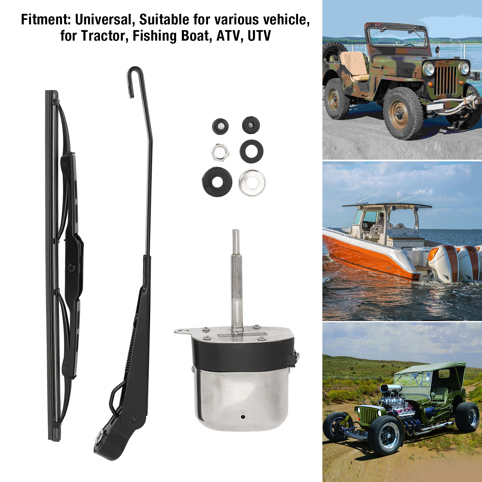 Electric Motor Windshield Wipe - Fishing Boat Trolling Motor incelemesi ve fiyatı