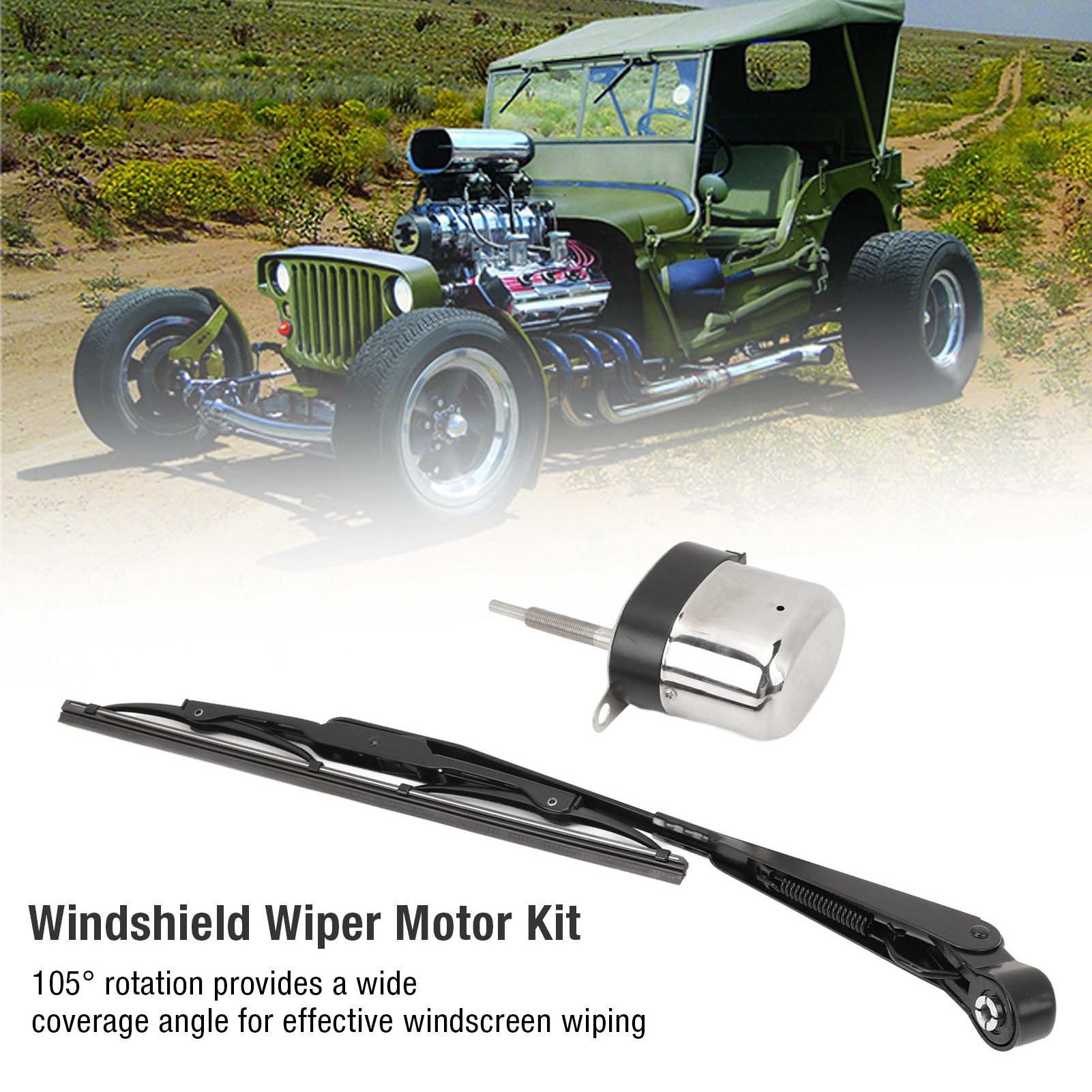 Electric Motor Windshield Wipe - Fishing Boat Trolling Motor incelemesi ve fiyatı