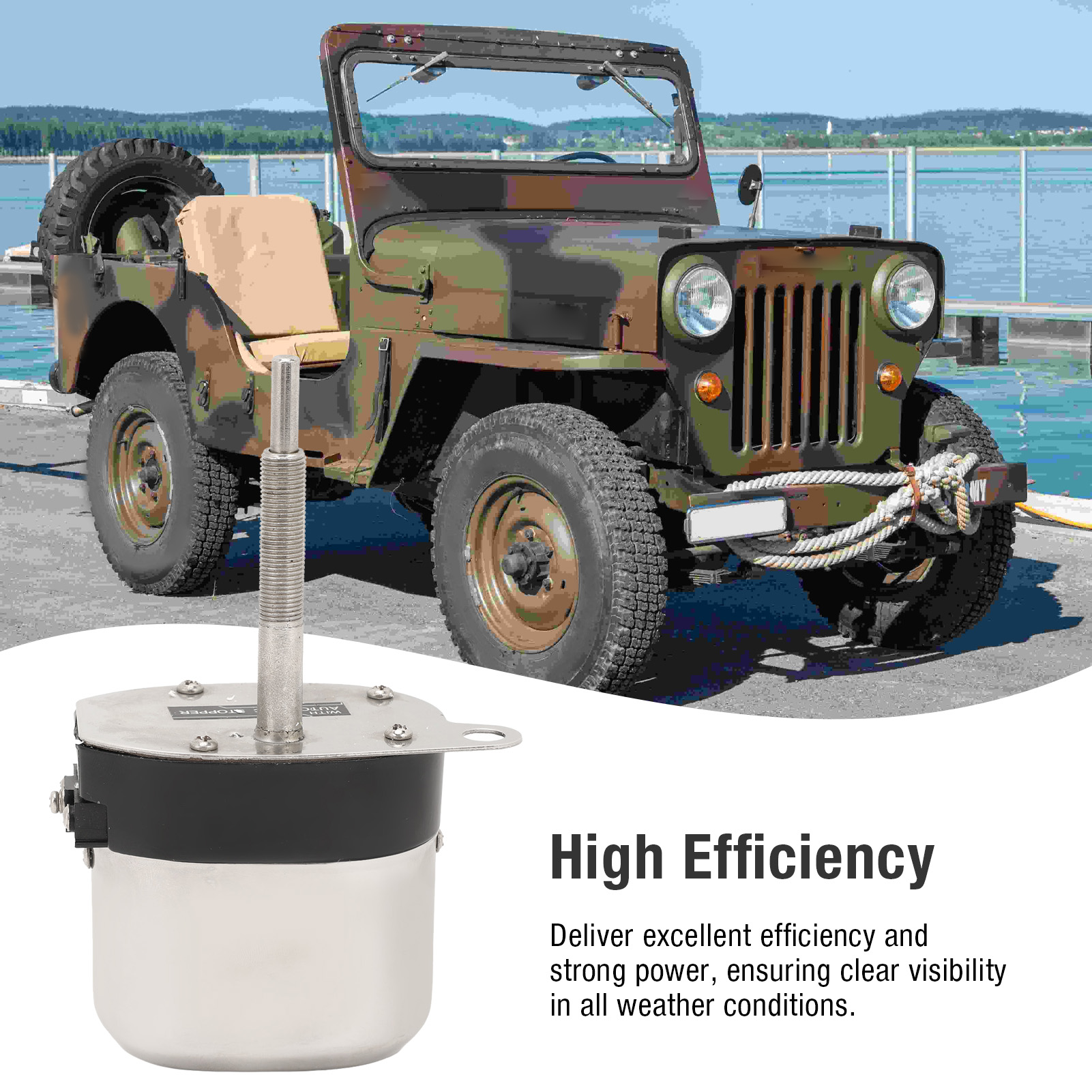 Electric Motor Windshield Wipe - Fishing Boat Trolling Motor incelemesi ve fiyatı