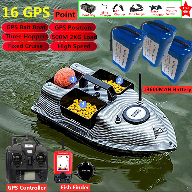 16PCS Point GPS Nesting Bait B - Fishing Boat Gps incelemesi ve fiyatı