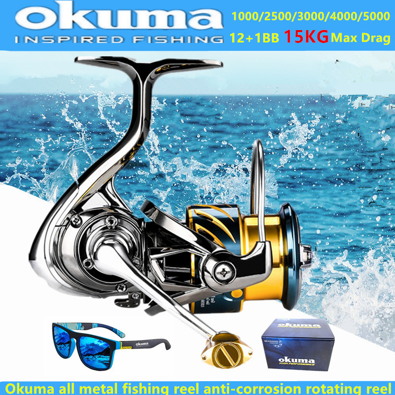 Okuma all metal fishing reel 1 - Fishing Boat Steering Wheel incelemesi ve fiyatı