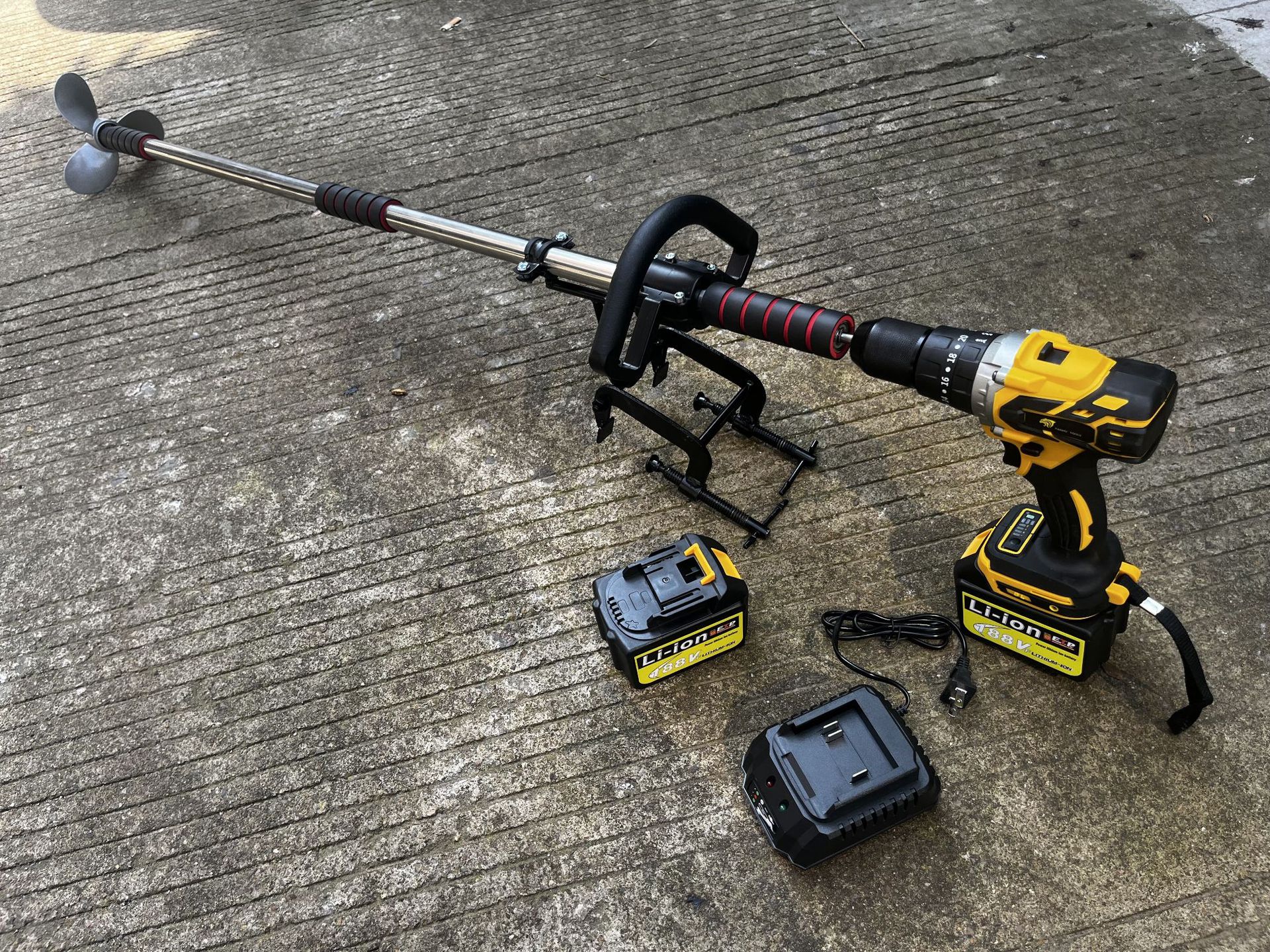 Electric Drill Manual Propelle - Fishing Boat Outboard Motor incelemesi ve fiyatı