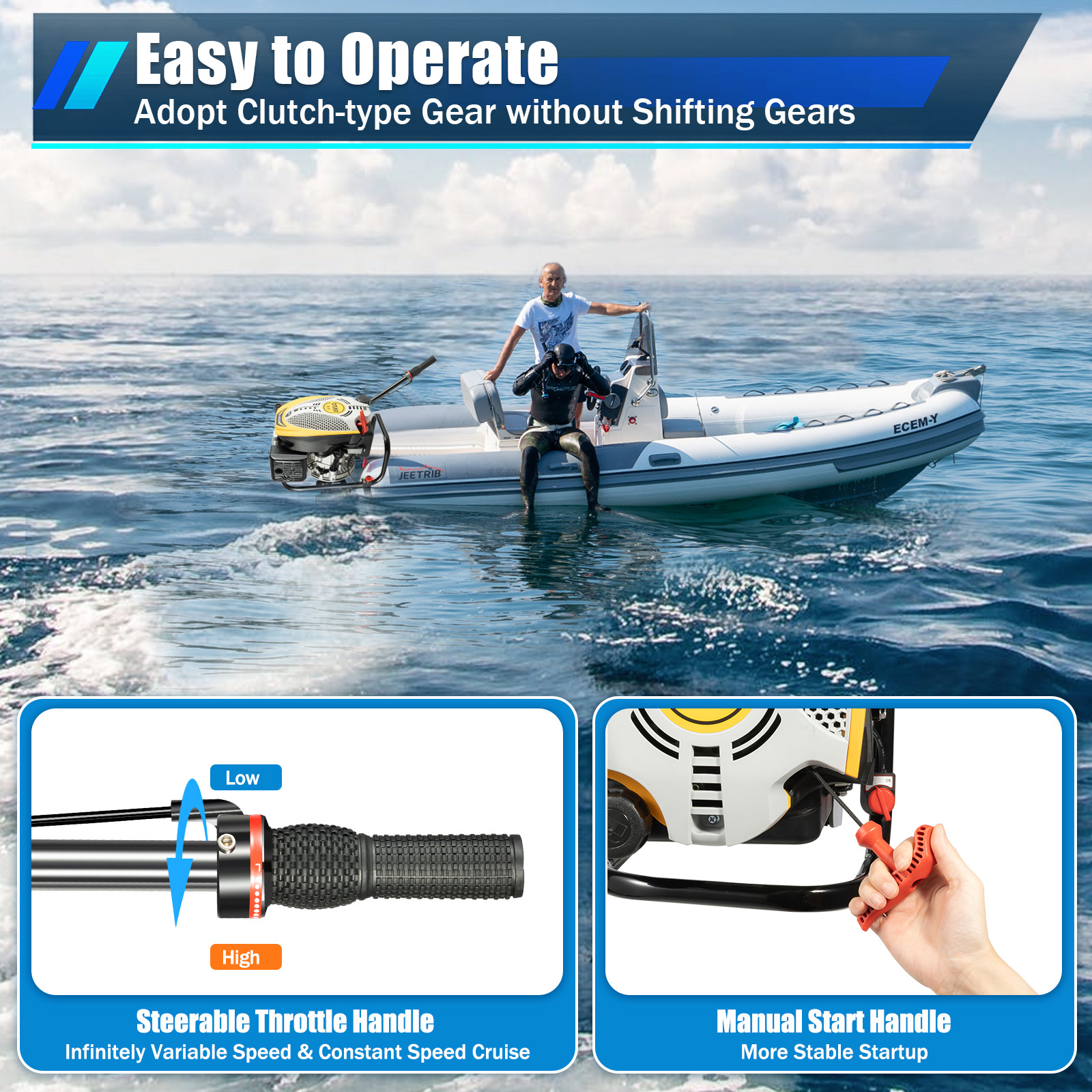 Outboard Motor Boat Engine, 4  - Fishing Boat Outboard Motor incelemesi ve fiyatı