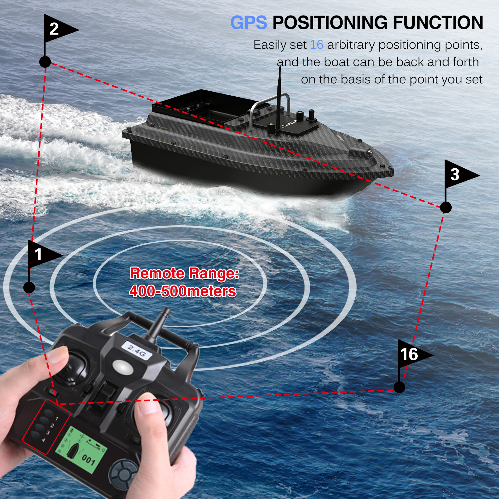 Fishing Bait Boat GPS Fishing  - Fishing Boat Gps incelemesi ve fiyatı