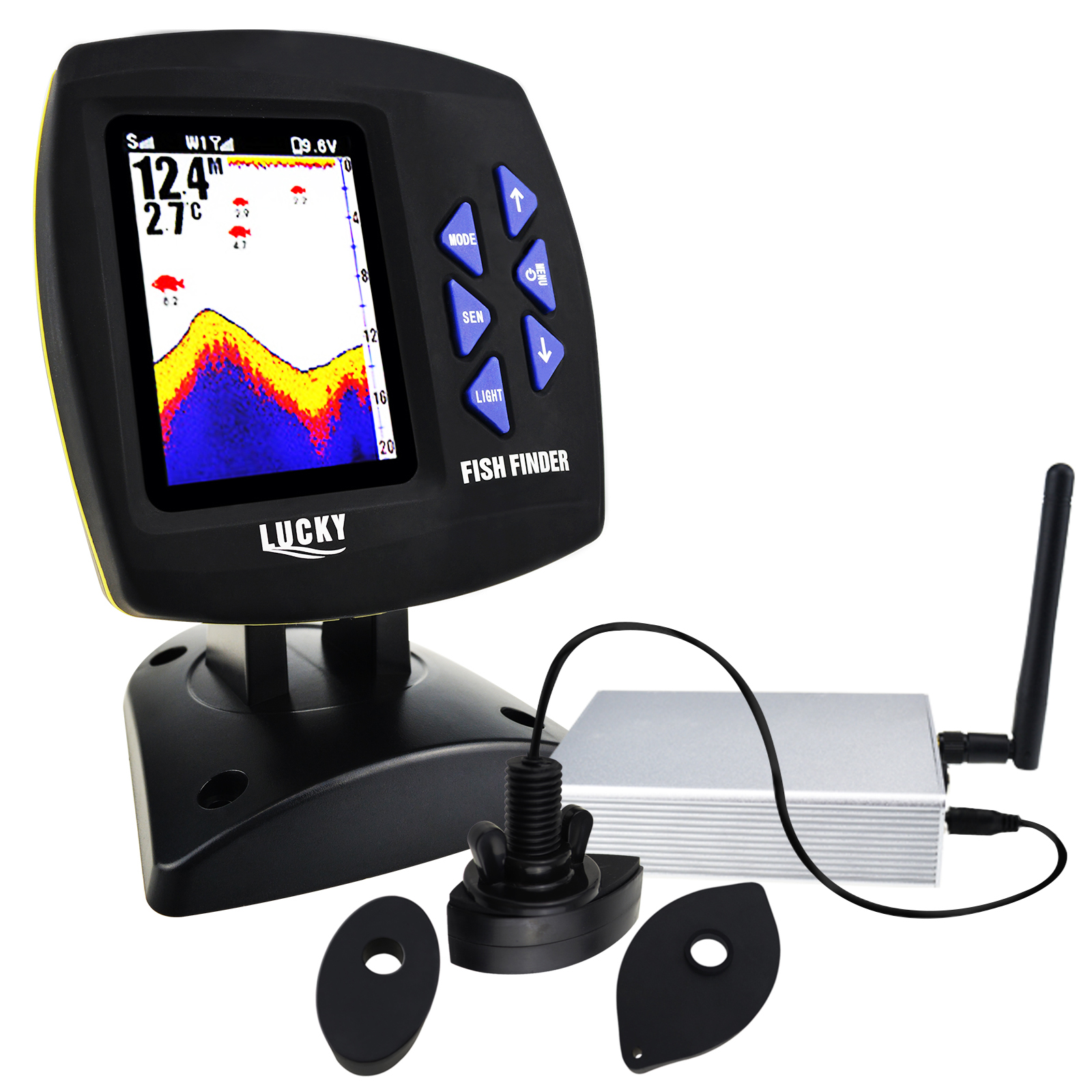 LUCKY Fishfinder 300m/ 980ft F - Fishing Boat Depth Finder incelemesi ve fiyatı