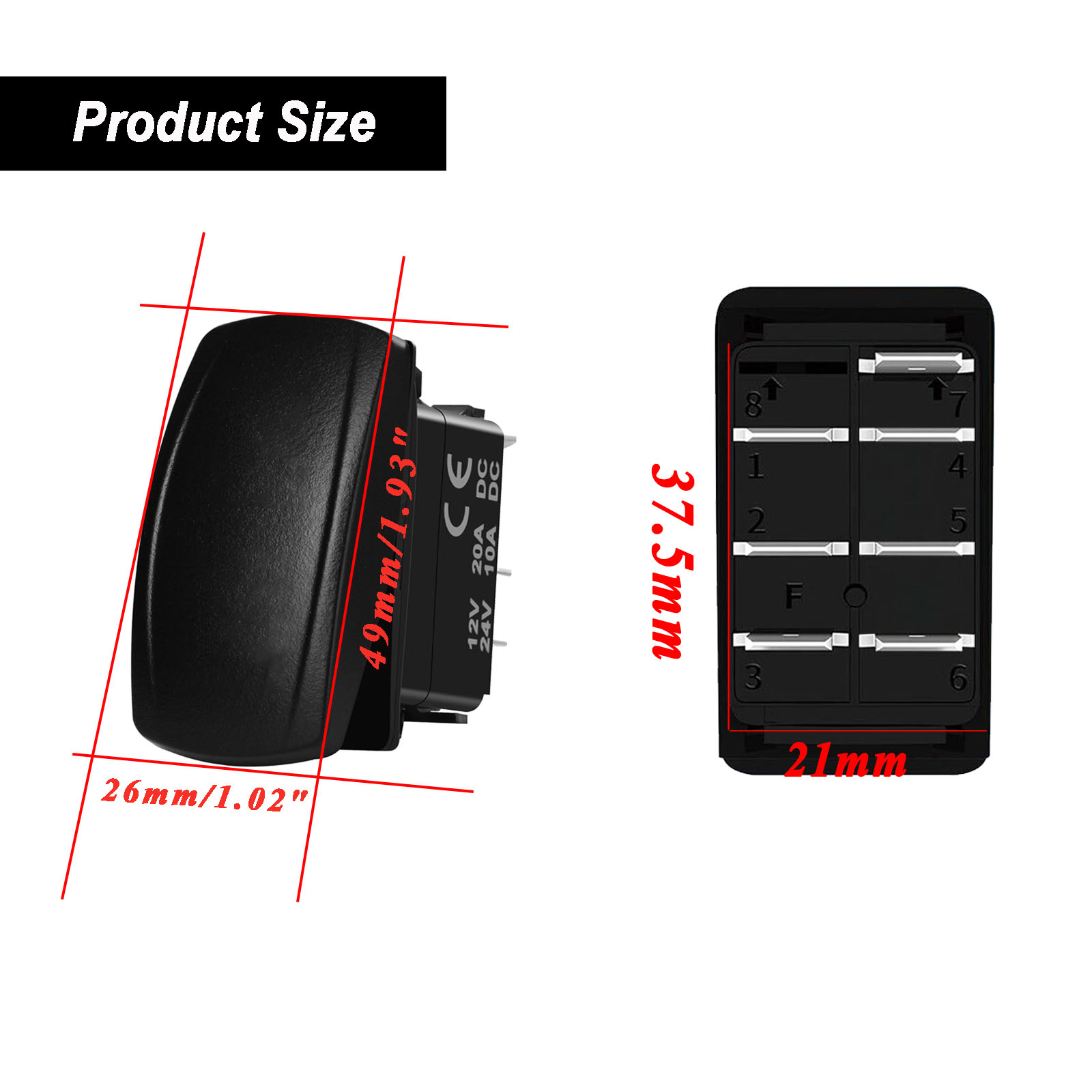 12V/24V Waterproof Backlit Mar - Fishing Boat Navigation Light incelemesi ve fiyatı