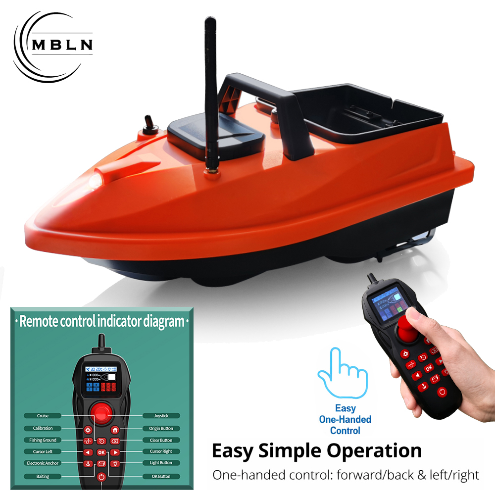 MBLN Mini GPS Bait Boat – 24 W - Fishing Boat Gps incelemesi ve fiyatı
