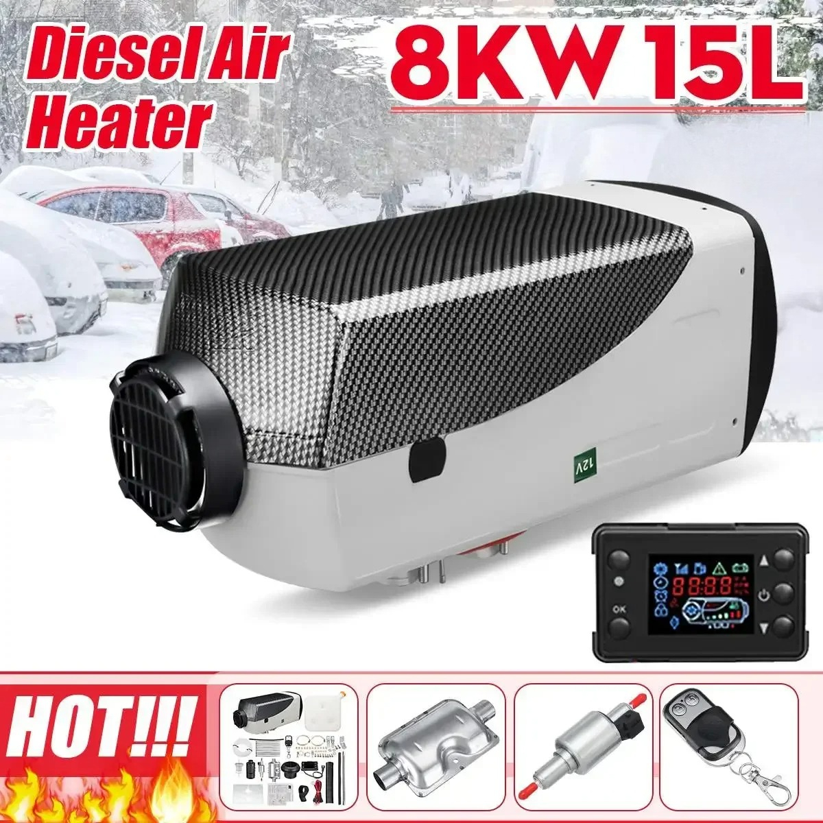 5-8KW Car Heater Diesel Air He - Fishing Boat Trailer incelemesi ve fiyatı