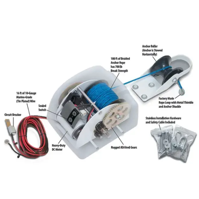 Factory Direct Sailboat Yacht  - Fishing Boat Anchor Winch incelemesi ve fiyatı