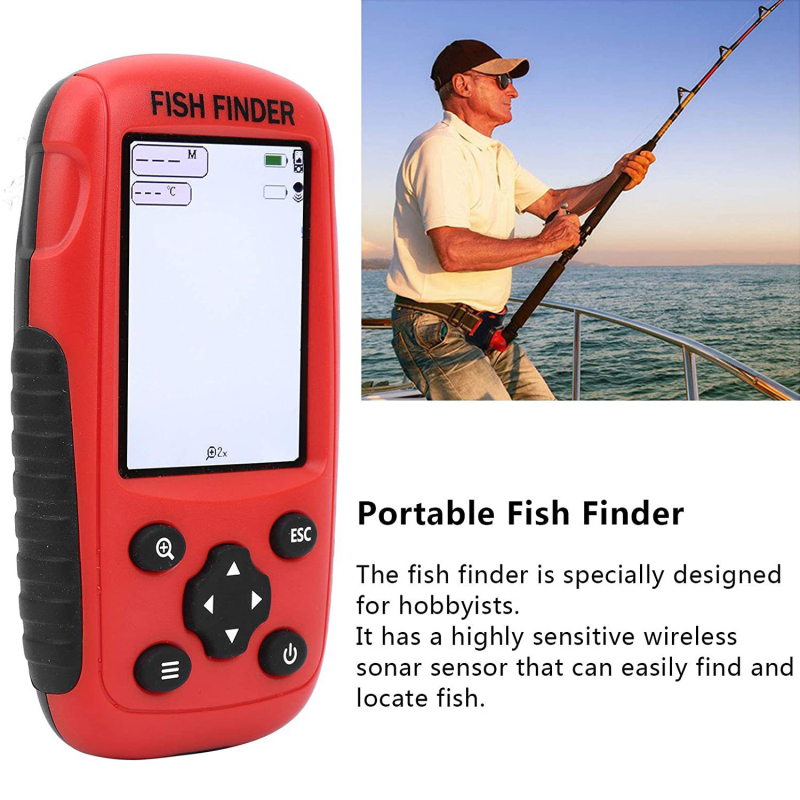 Fish finder wireless Wireless  - Fishing Boat Depth Finder incelemesi ve fiyatı
