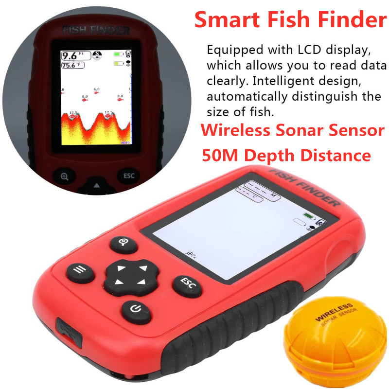 Fish finder wireless Wireless  - Fishing Boat Depth Finder incelemesi ve fiyatı