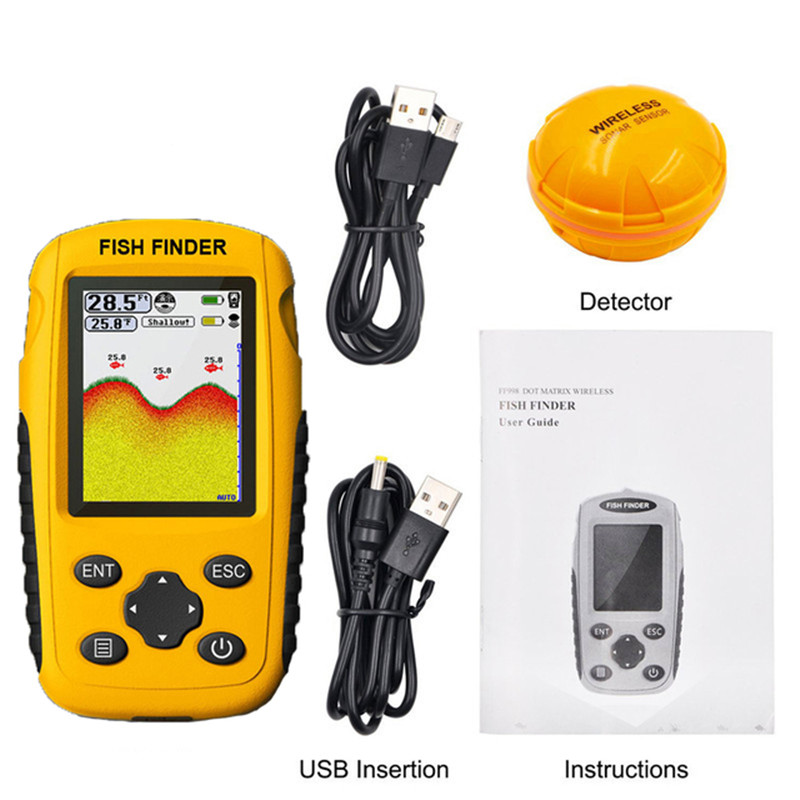 Fish finder wireless Wireless  - Fishing Boat Depth Finder incelemesi ve fiyatı