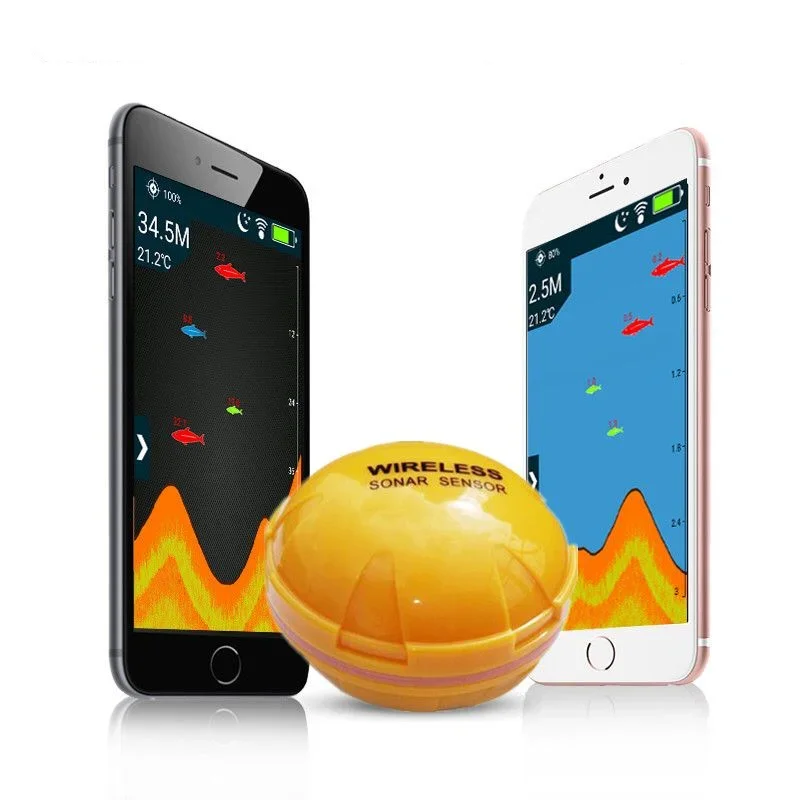 Portable Wireless blue and too - Fishing Boat Depth Finder incelemesi ve fiyatı