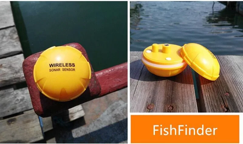 Portable Wireless blue and too - Fishing Boat Depth Finder incelemesi ve fiyatı