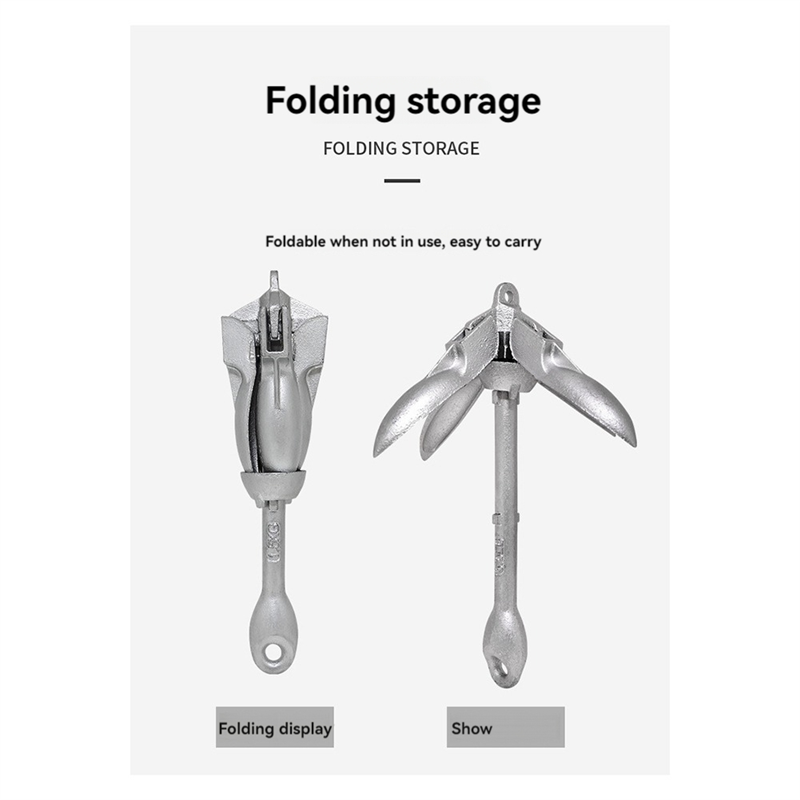 AB56-0.7KG Steel Folding Water - Fishing Boat Anchor incelemesi ve fiyatı