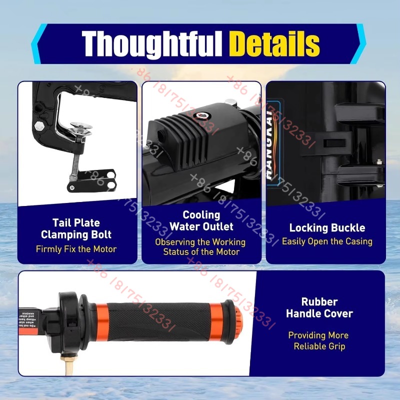 HANGKAI Outboard Motor, 3.6  2 - Fishing Boat Outboard Motor incelemesi ve fiyatı
