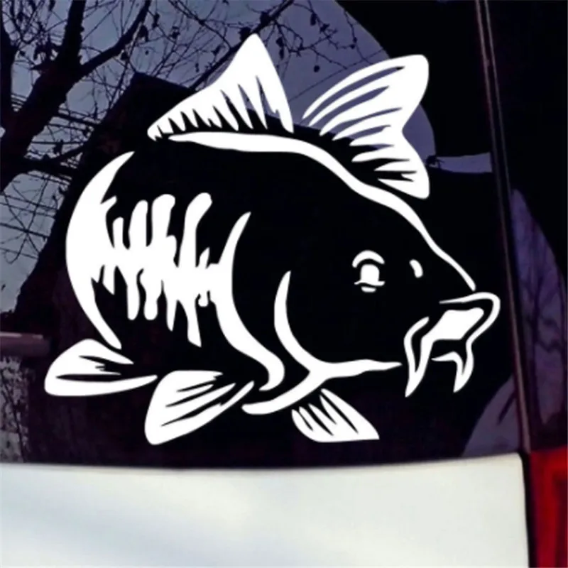 Car Sticker Cartoon Carp Fishi - Fishing Boat Oar incelemesi ve fiyatı