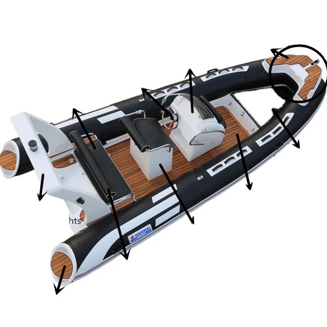 16ft 4.80m Hypalon Material Fi - Fishing Boat Fiberglass incelemesi ve fiyatı