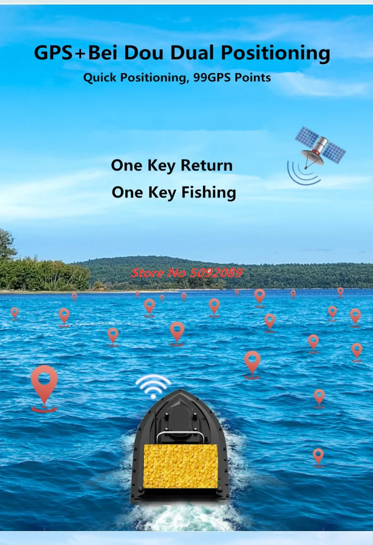 55CM 12V High Power 99 Points  - Fishing Boat Gps incelemesi ve fiyatı