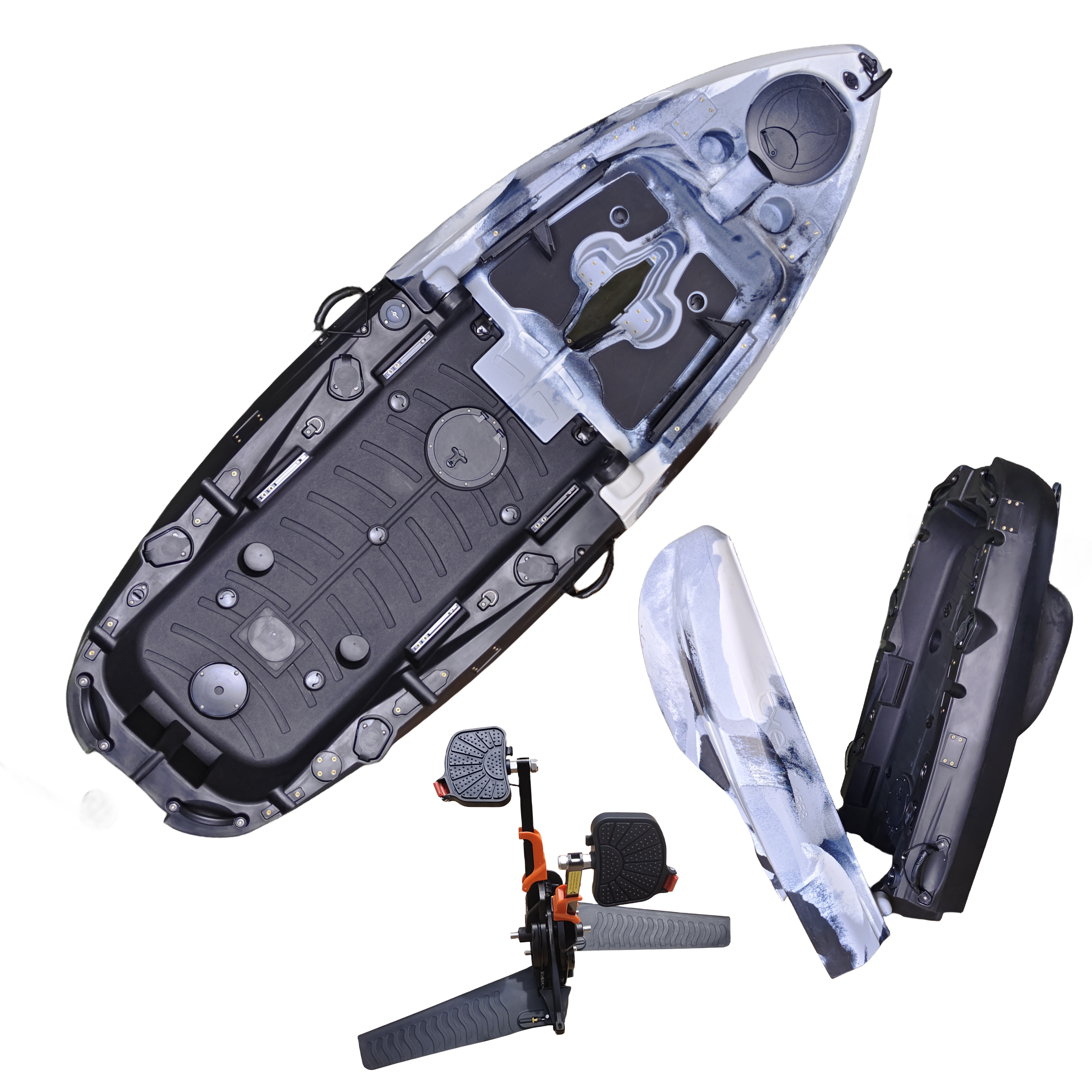 Plastic Kayak Pedal Kayak Fish - Fishing Boat Aluminum incelemesi ve fiyatı