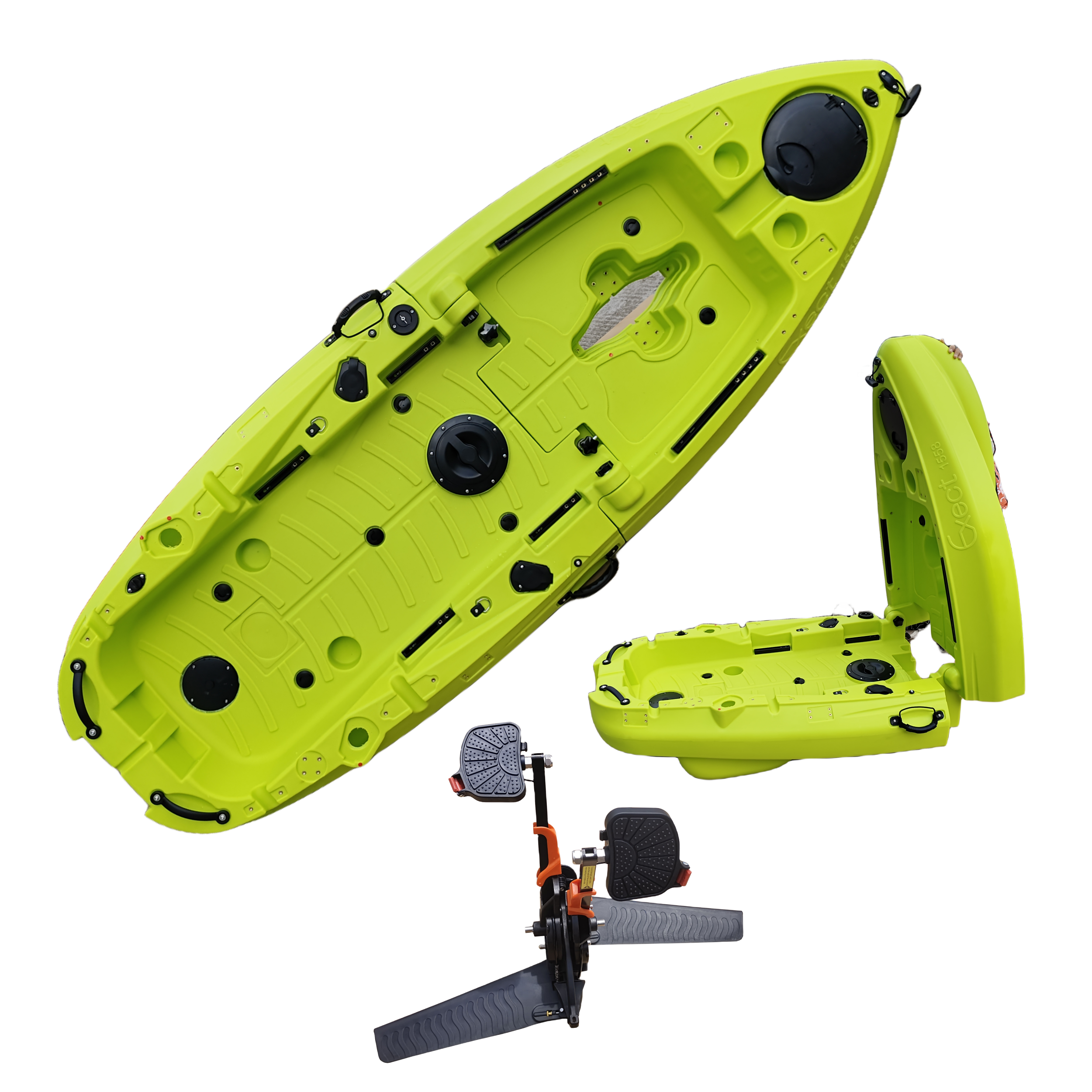Plastic Kayak Pedal Kayak Fish - Fishing Boat Aluminum incelemesi ve fiyatı