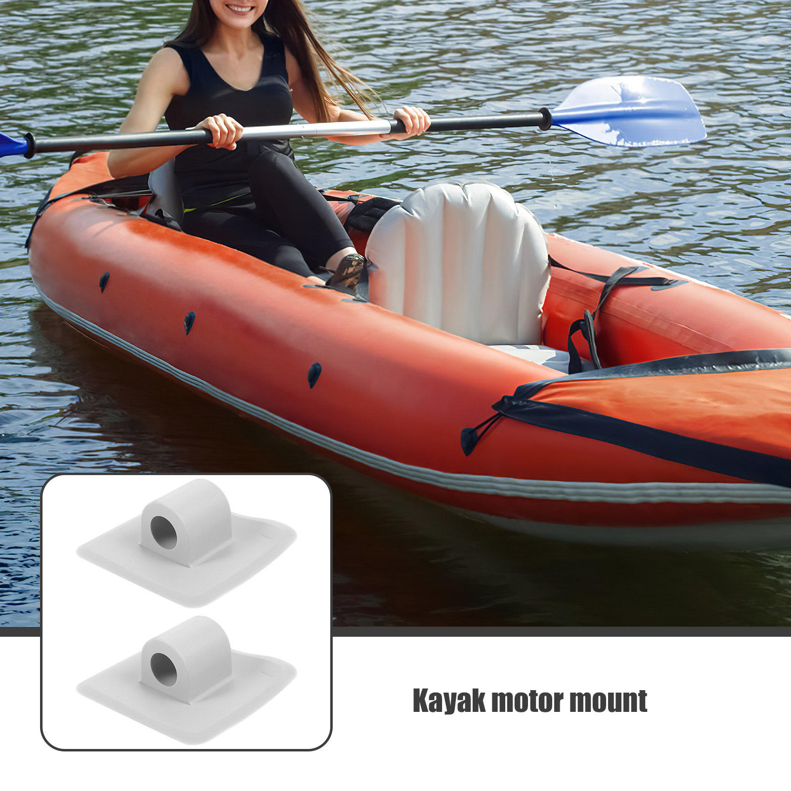 2Pcs Kayak Motor Mount Bracket - Fishing Boat Trolling Motor incelemesi ve fiyatı