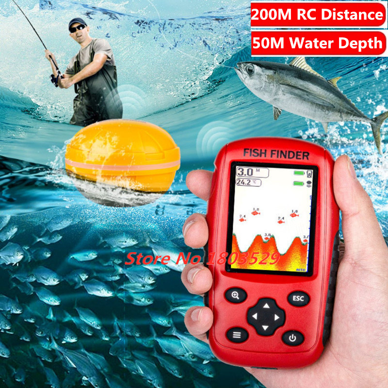 Update 200M Portable Sonar Fis - Fishing Boat Depth Finder incelemesi ve fiyatı