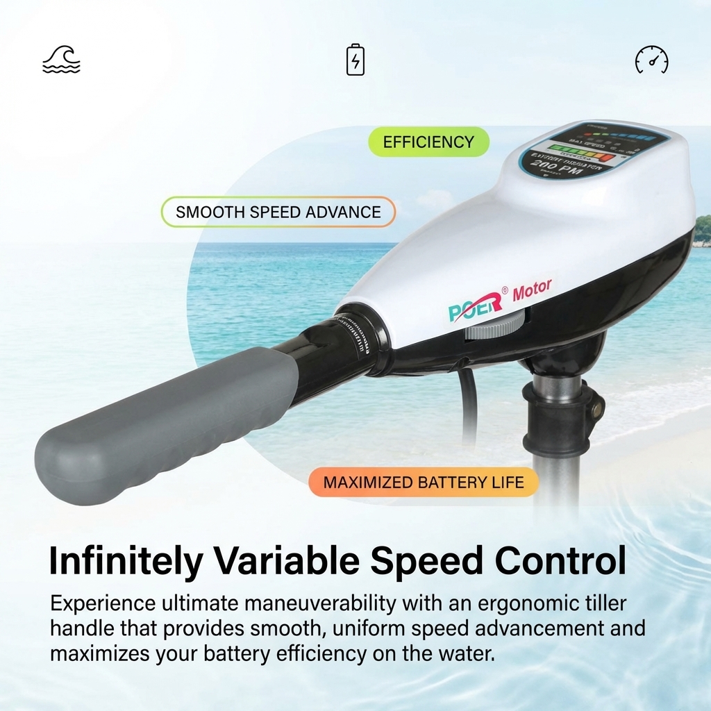 240LBS 300LBS High Thrust Brus - Fishing Boat Trolling Motor incelemesi ve fiyatı