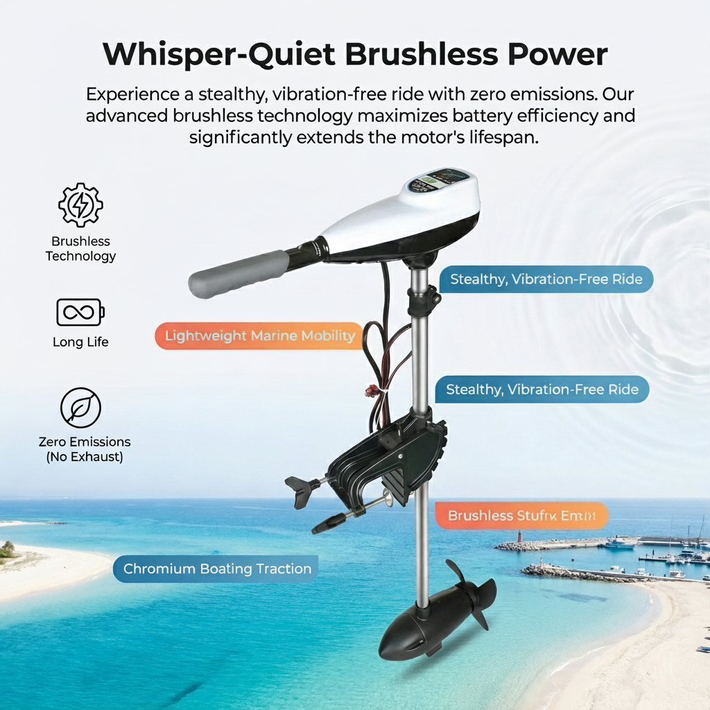 240LBS 300LBS High Thrust Brus - Fishing Boat Trolling Motor incelemesi ve fiyatı