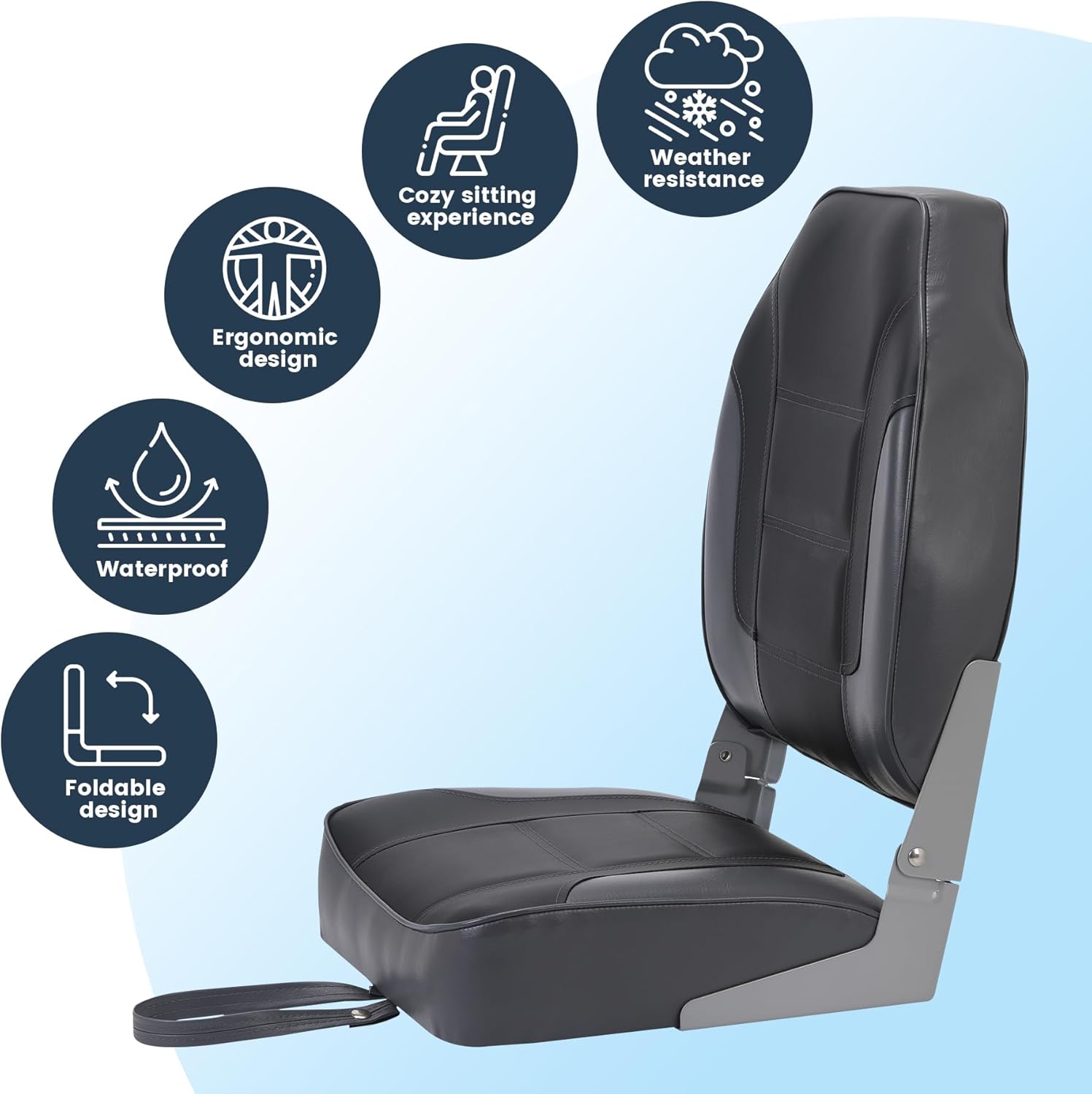 2 Pack Folding Boat Seats, Hig - Fishing Boat Seat incelemesi ve fiyatı