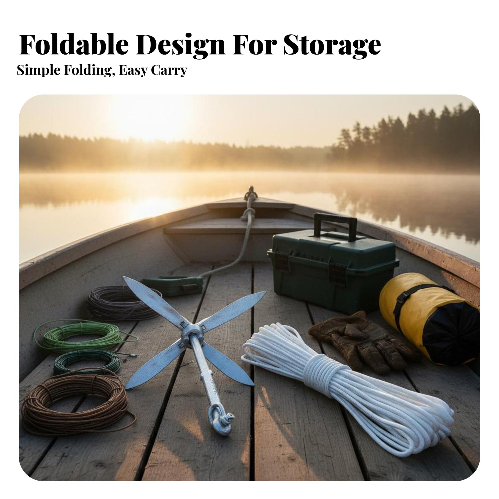 Lotus Anchor Foldable Carbon S - Fishing Boat Anchor incelemesi ve fiyatı