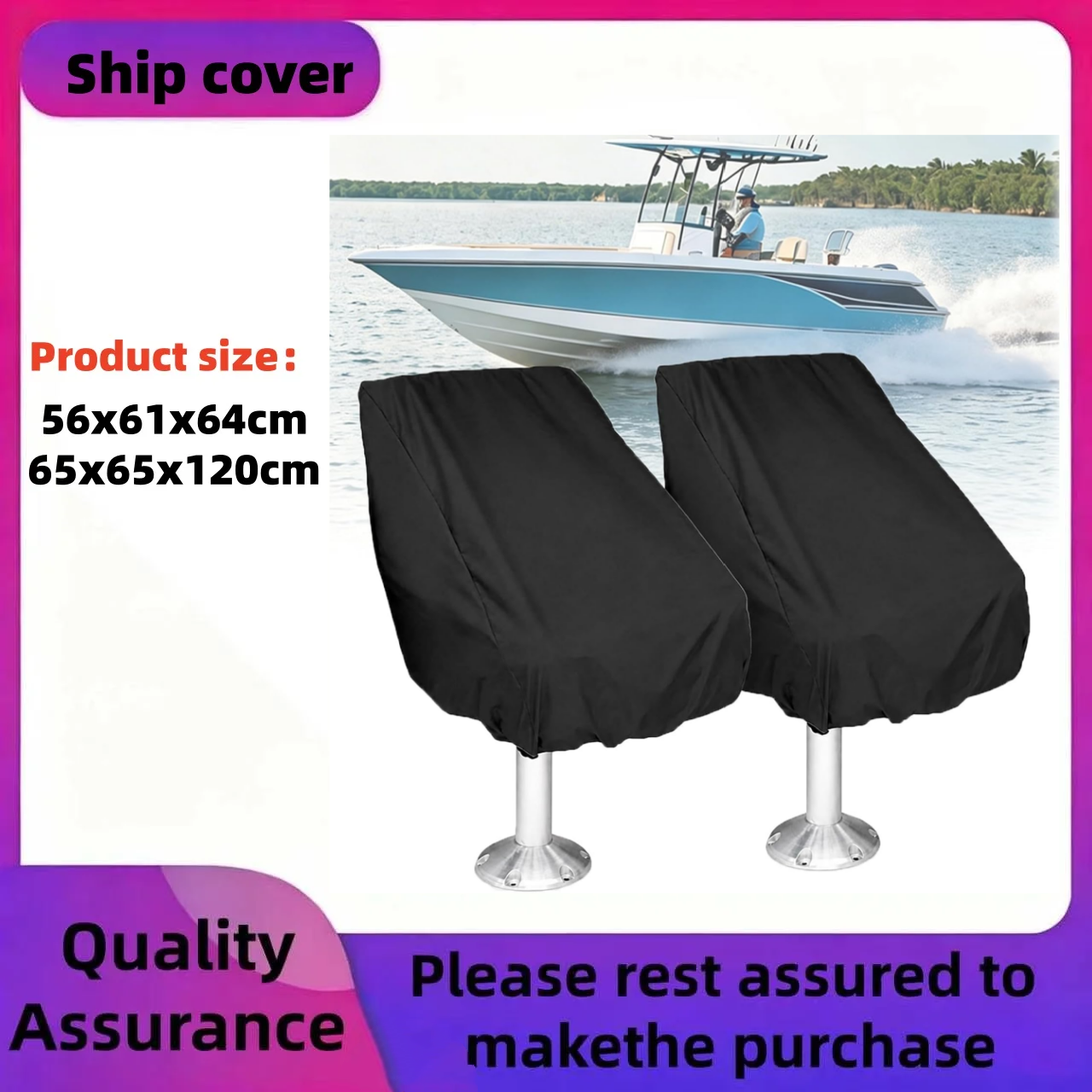 1Pcs Waterproof Boat Seat Cove - Fishing Boat Cover incelemesi ve fiyatı
