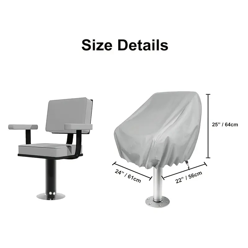 1Pcs Waterproof Boat Seat Cove - Fishing Boat Cover incelemesi ve fiyatı