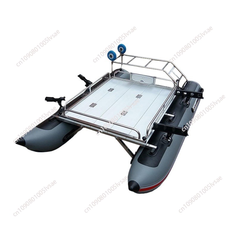 Aluminium Deck PVC Pontoon 1/2 - Fishing Boat Inflatable incelemesi ve fiyatı