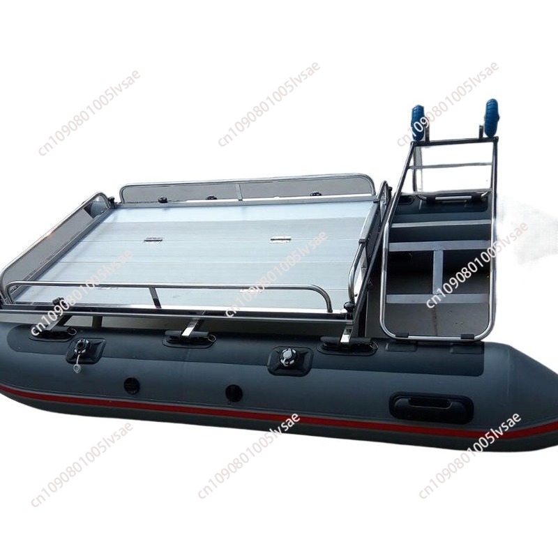 Aluminium Deck PVC Pontoon 1/2 - Fishing Boat Inflatable incelemesi ve fiyatı