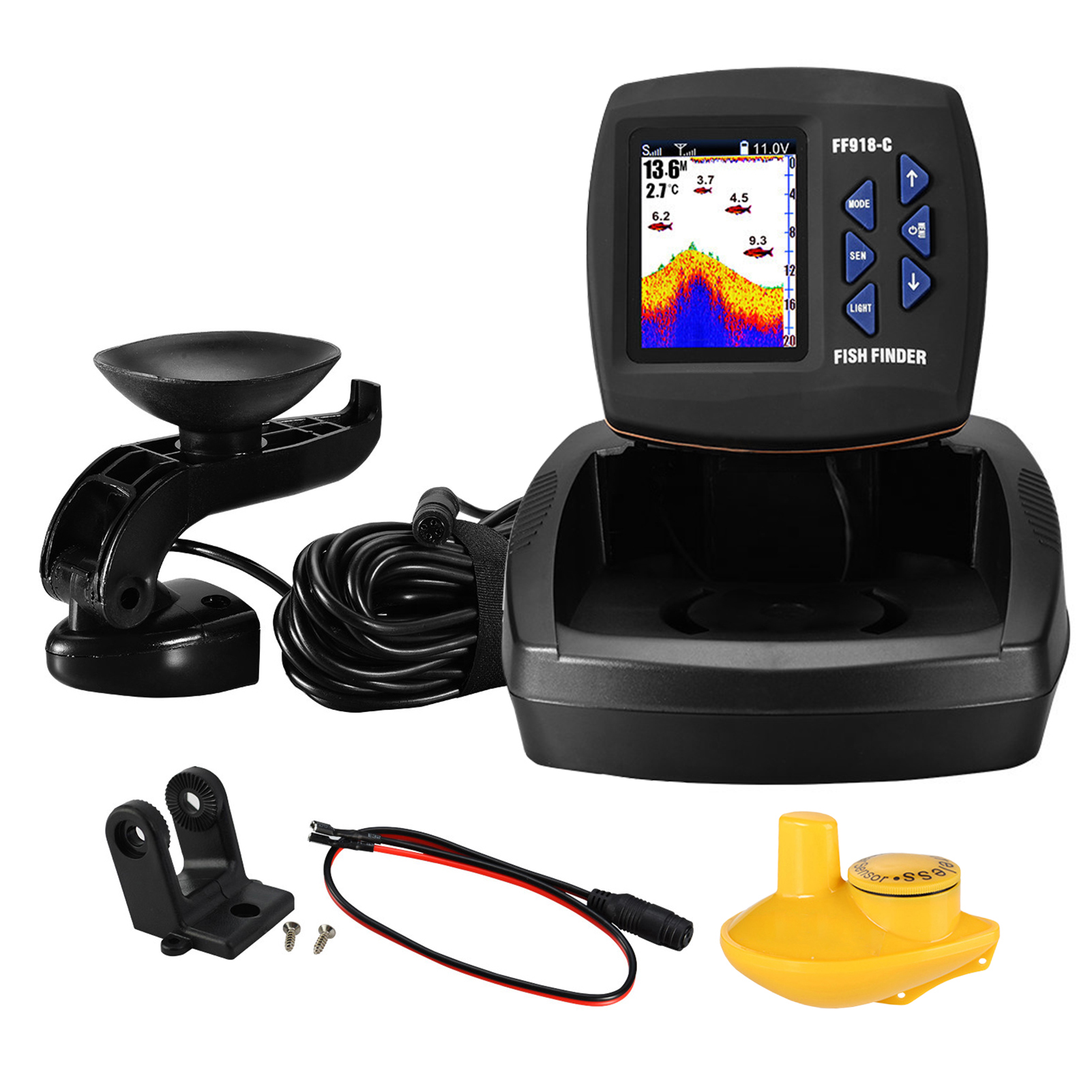 Fish Finder Wireless Sonar Sen - Fishing Boat Depth Finder incelemesi ve fiyatı