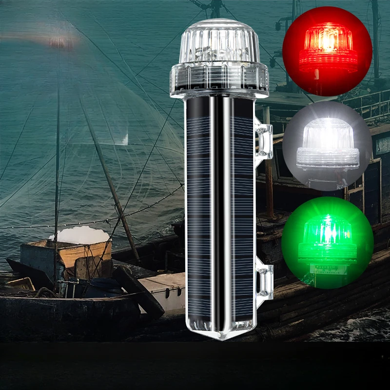 New Solar Ocean Signal Light N - Fishing Boat Navigation Light incelemesi ve fiyatı