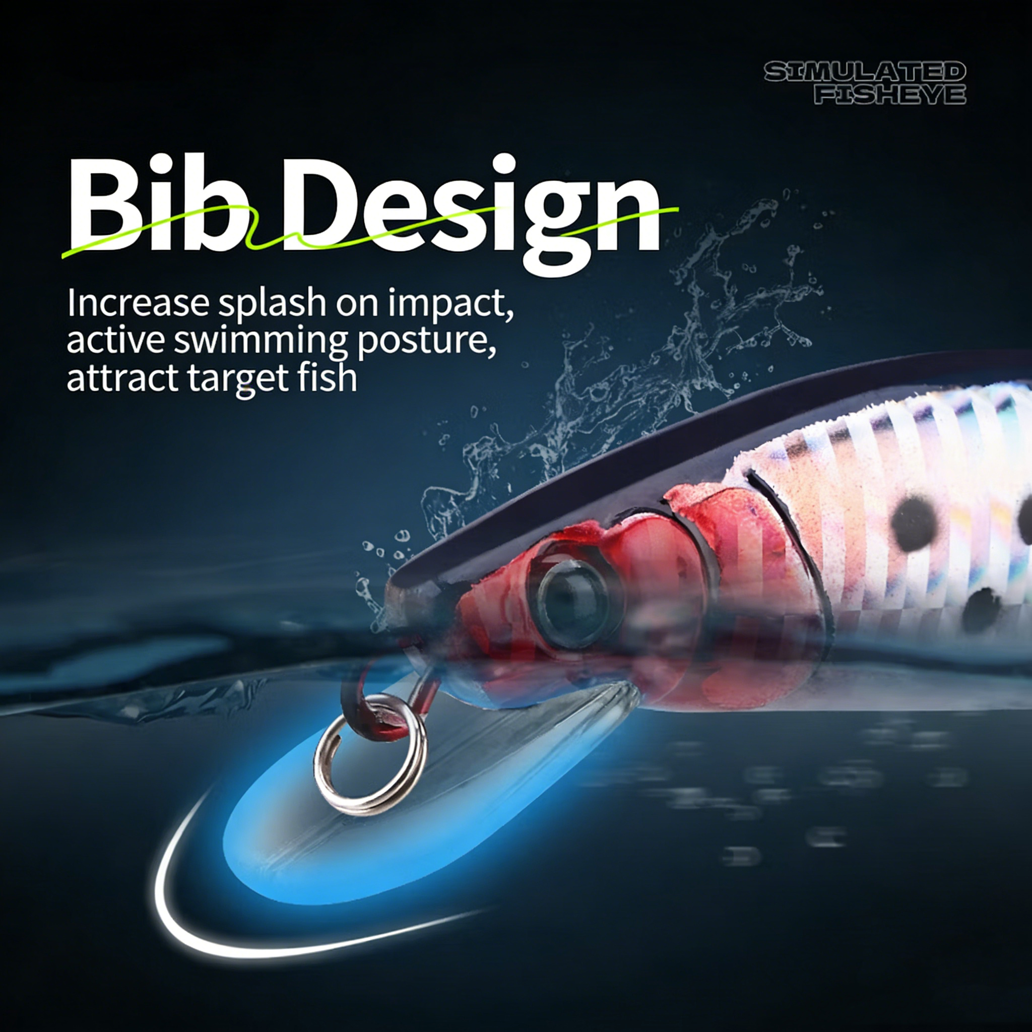 Simulated Fishing Lures Bait E - Fishing Boat Navigation Light incelemesi ve fiyatı