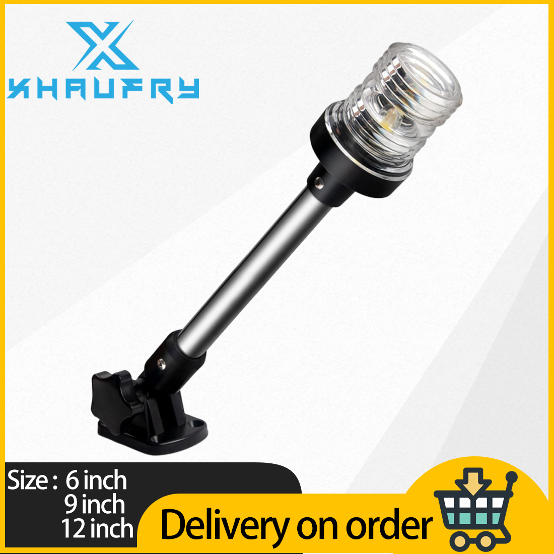 360 Degree White LED Fold Down - Fishing Boat Navigation Light incelemesi ve fiyatı