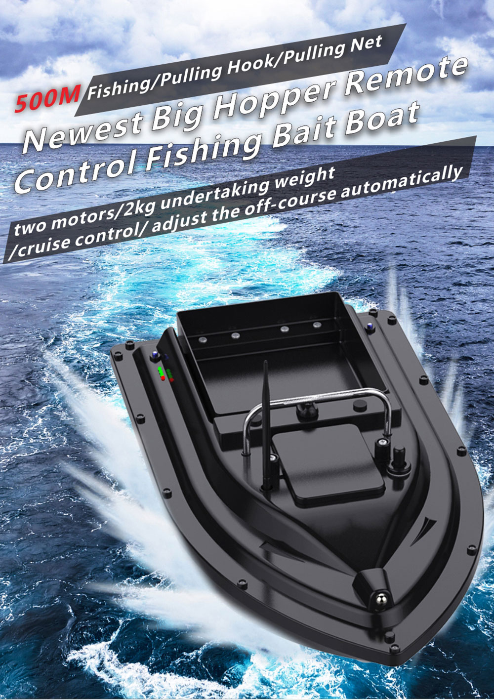 Bait Boat With GPS Positioning - Fishing Boat Gps incelemesi ve fiyatı