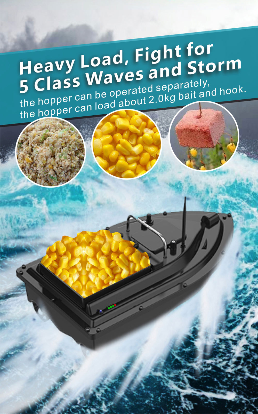 Bait Boat With GPS Positioning - Fishing Boat Gps incelemesi ve fiyatı