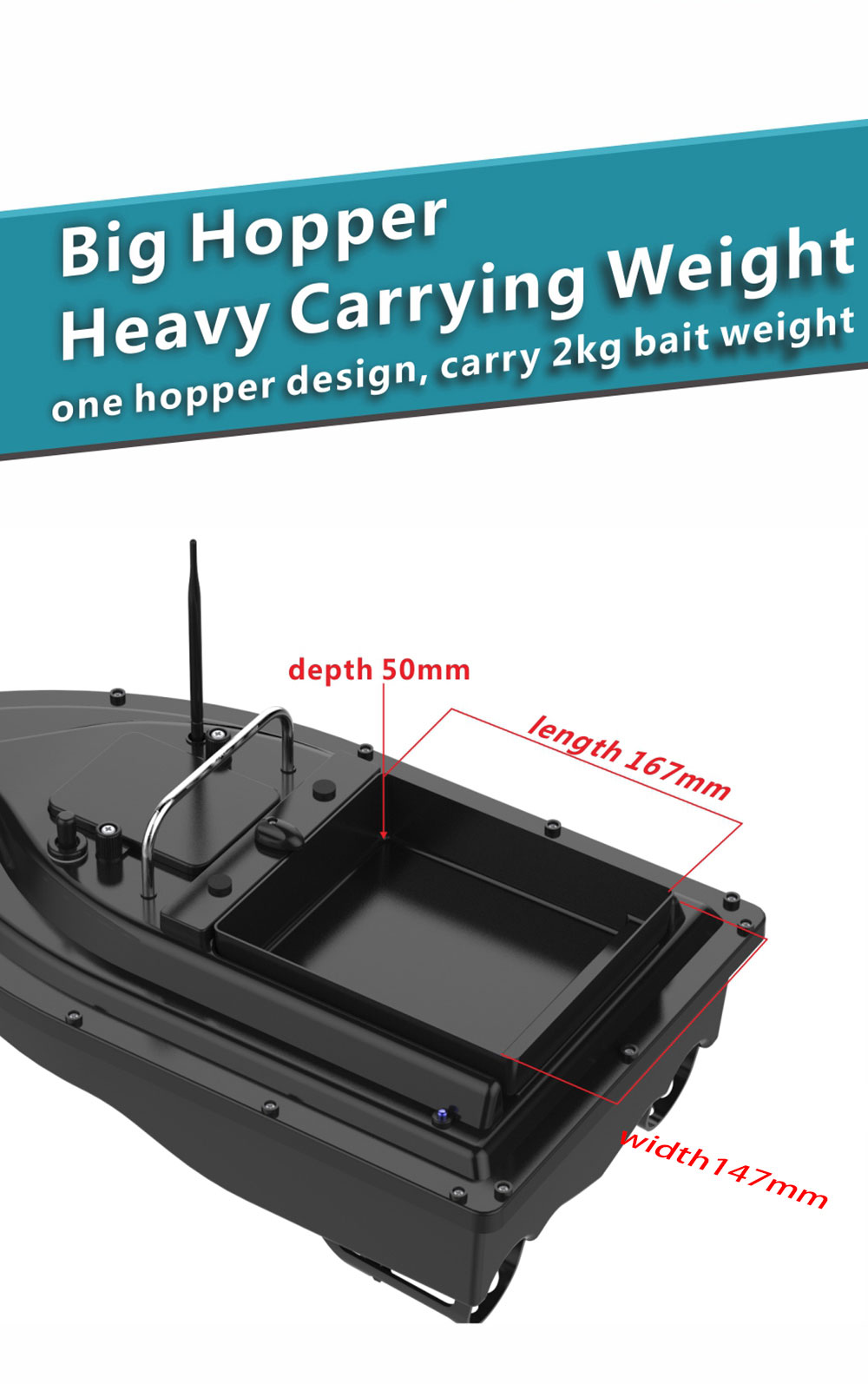 Bait Boat With GPS Positioning - Fishing Boat Gps incelemesi ve fiyatı