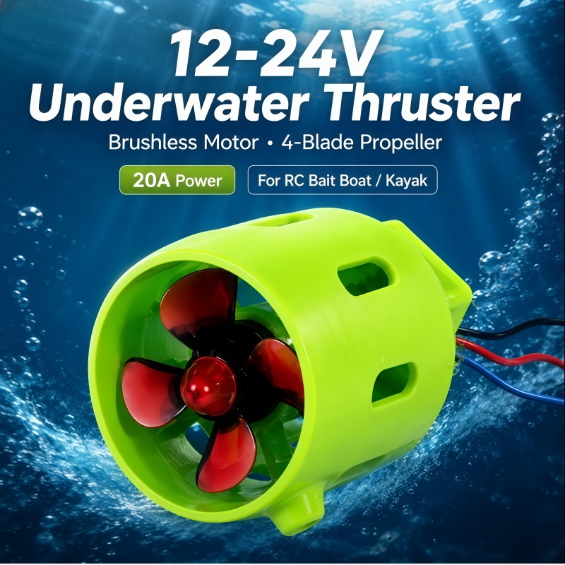 12-24V 20A Brushless Underwate - Fishing Boat Trolling Motor incelemesi ve fiyatı