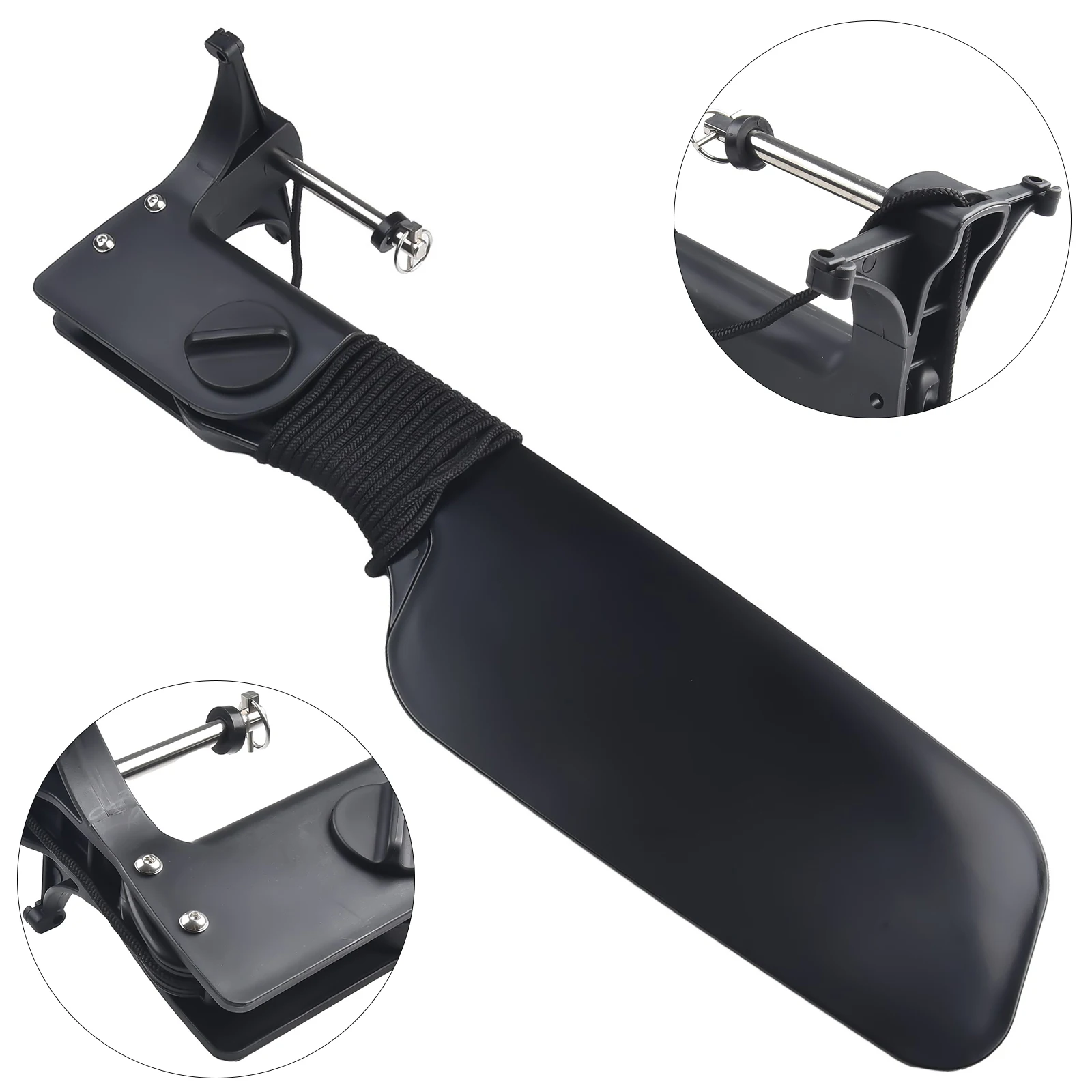 For Kayak Big Tail Rudder with - Fishing Boat Steering Wheel incelemesi ve fiyatı