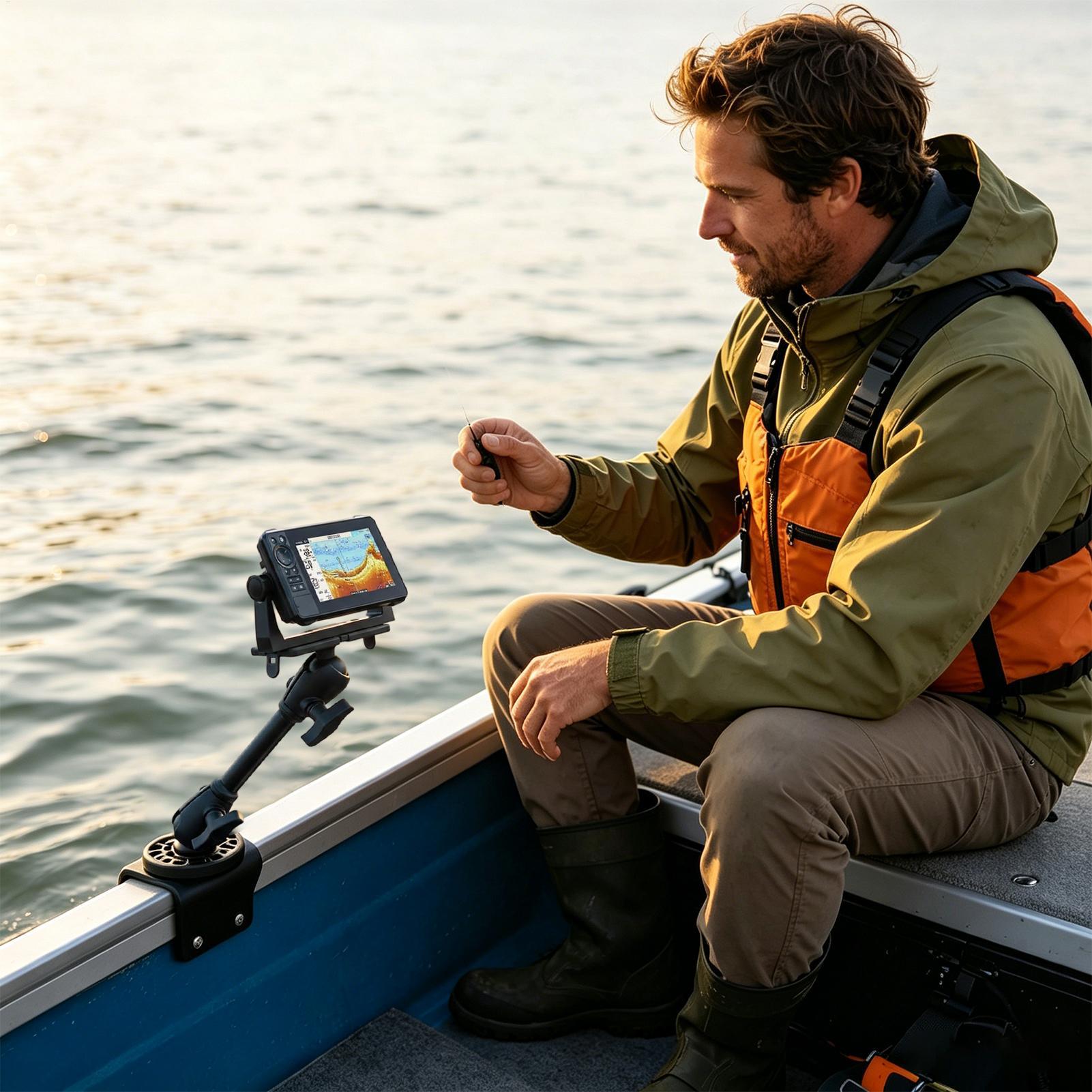 Fish Finder Transducer Mount 3 - Fishing Boat Depth Finder incelemesi ve fiyatı