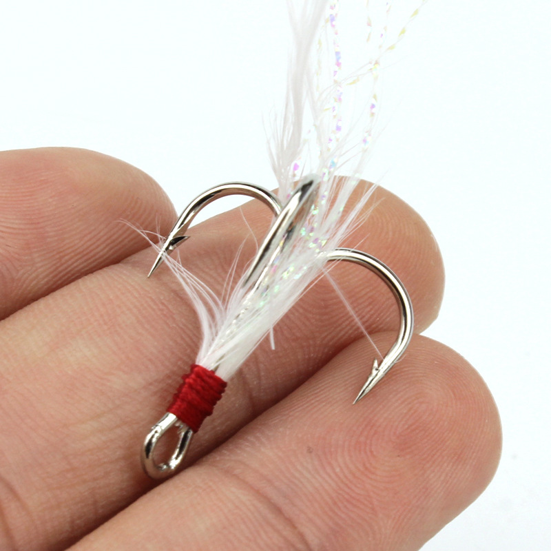 5pcs 4#6#Tied hair three ancho - Fishing Boat Anchor incelemesi ve fiyatı