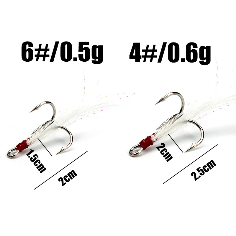 5pcs 4#6#Tied hair three ancho - Fishing Boat Anchor incelemesi ve fiyatı