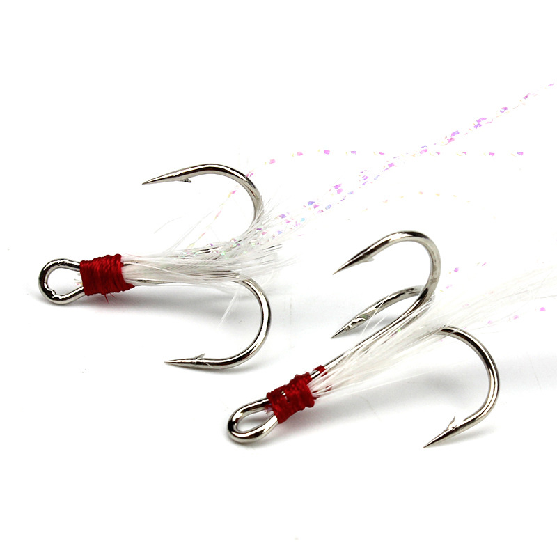 5pcs 4#6#Tied hair three ancho - Fishing Boat Anchor incelemesi ve fiyatı
