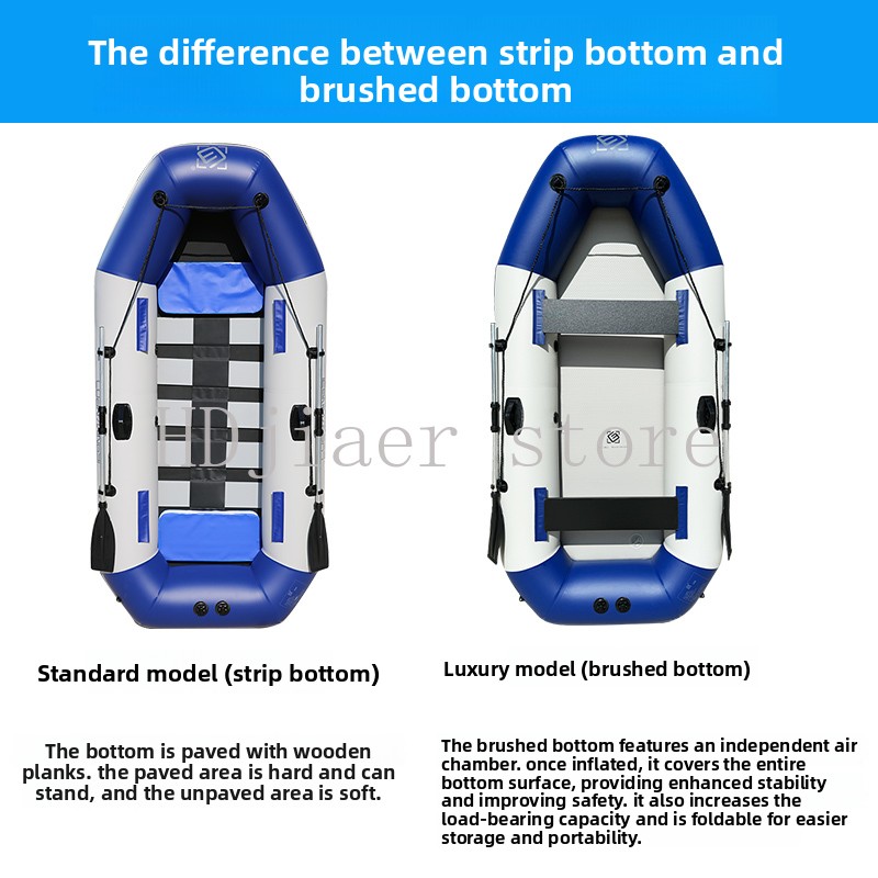 Inflatable Boat with Hard Bott - Fishing Boat Oar incelemesi ve fiyatı