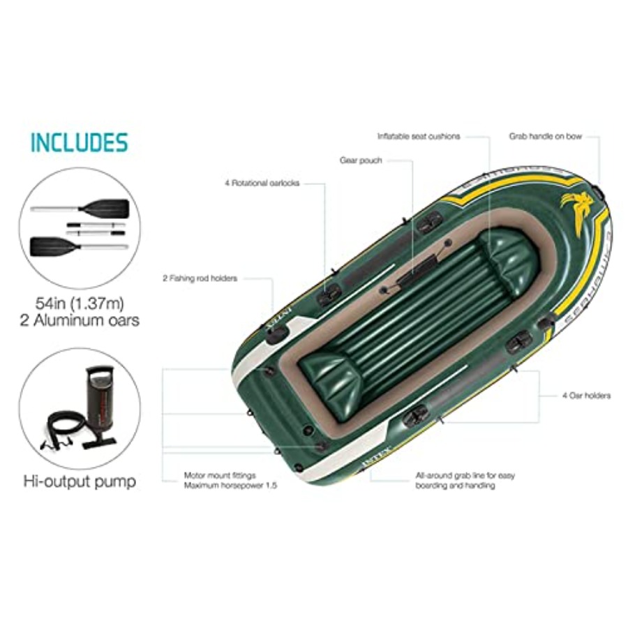 Inflatable Fishing Boat with O - Fishing Boat Oar incelemesi ve fiyatı